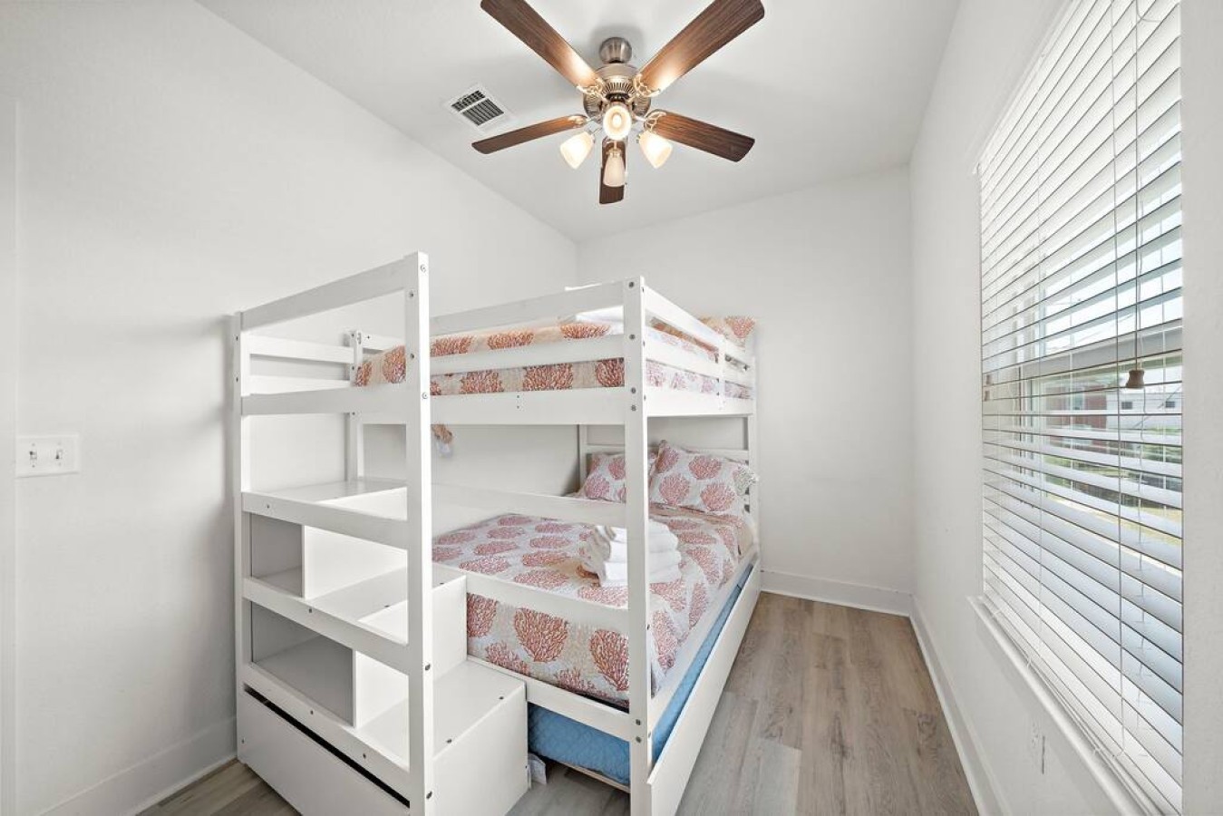 Imagine drifting off to sleep in this bedroom
