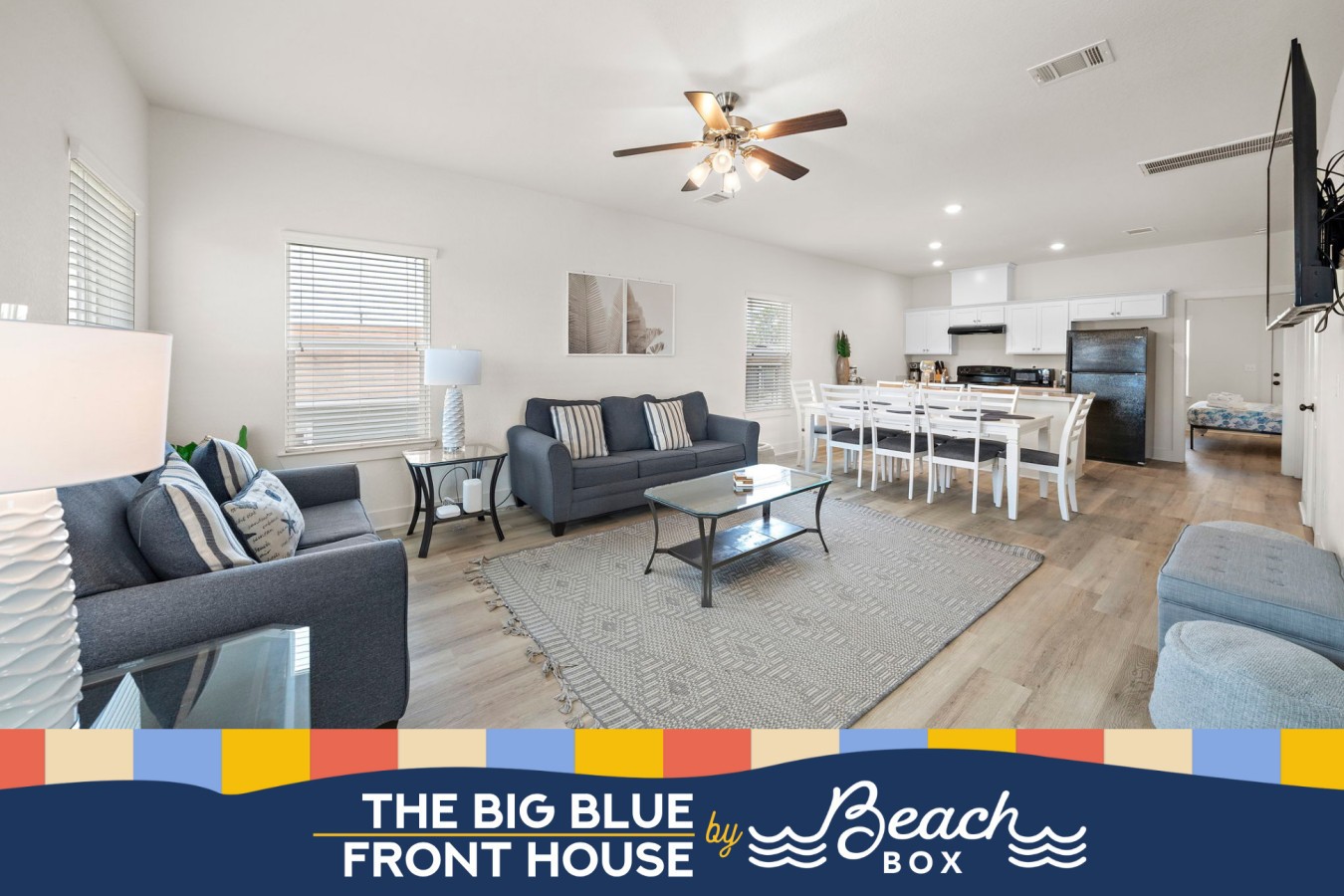 The Big Blue Front House