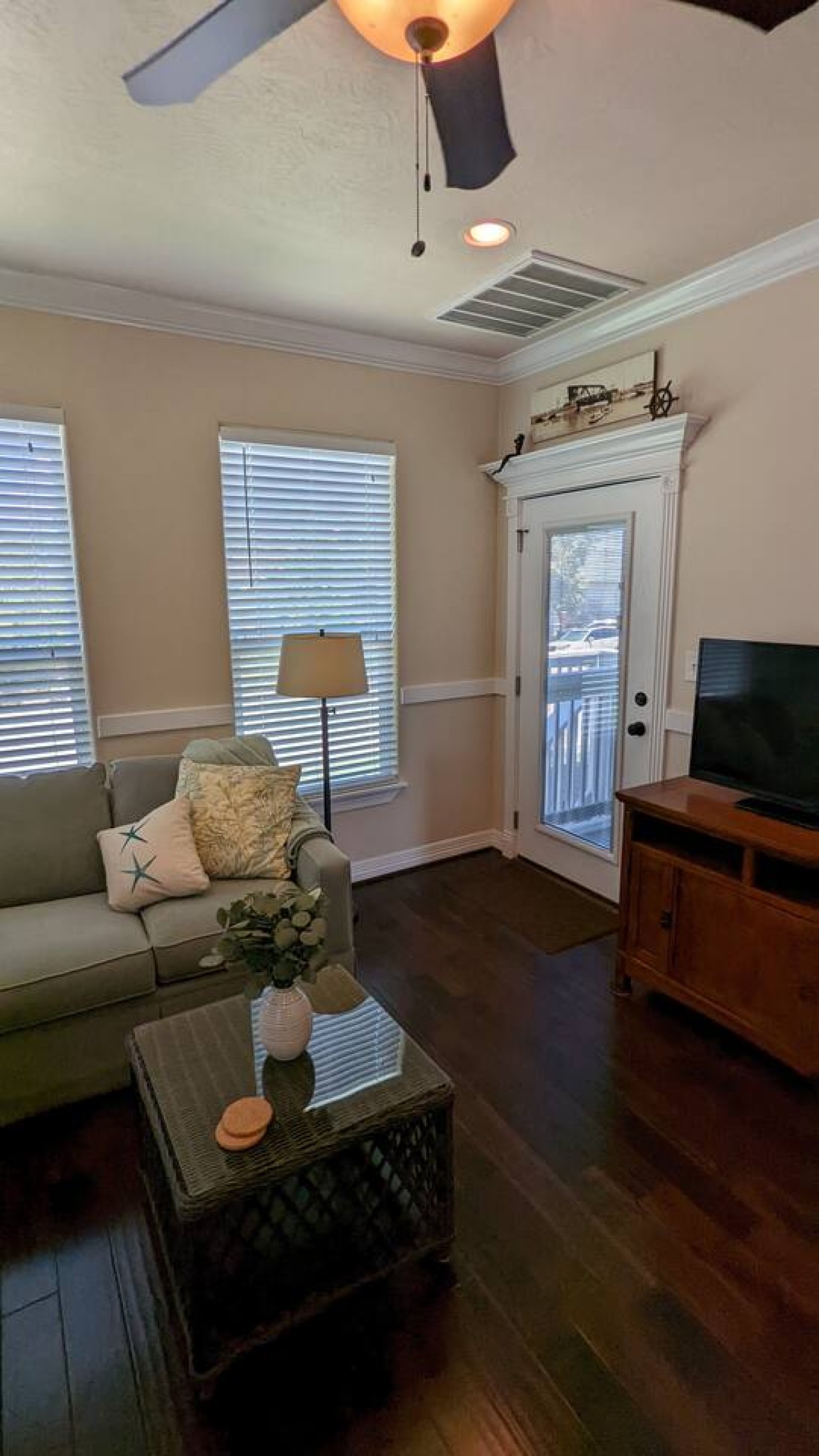 Bright windows fill this space with natural light