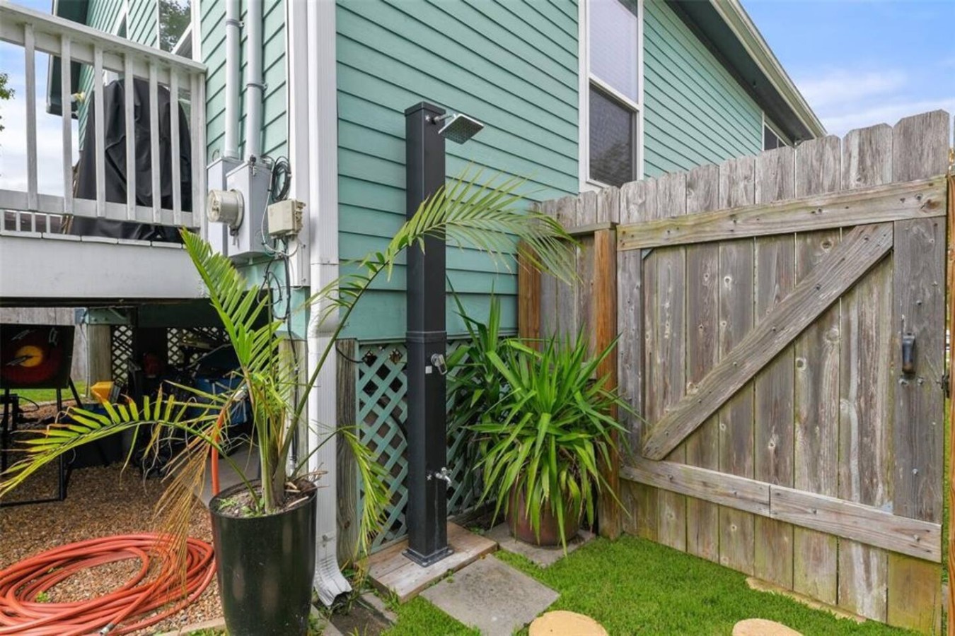 Rinse off the sand & sun in this private outdoor shower