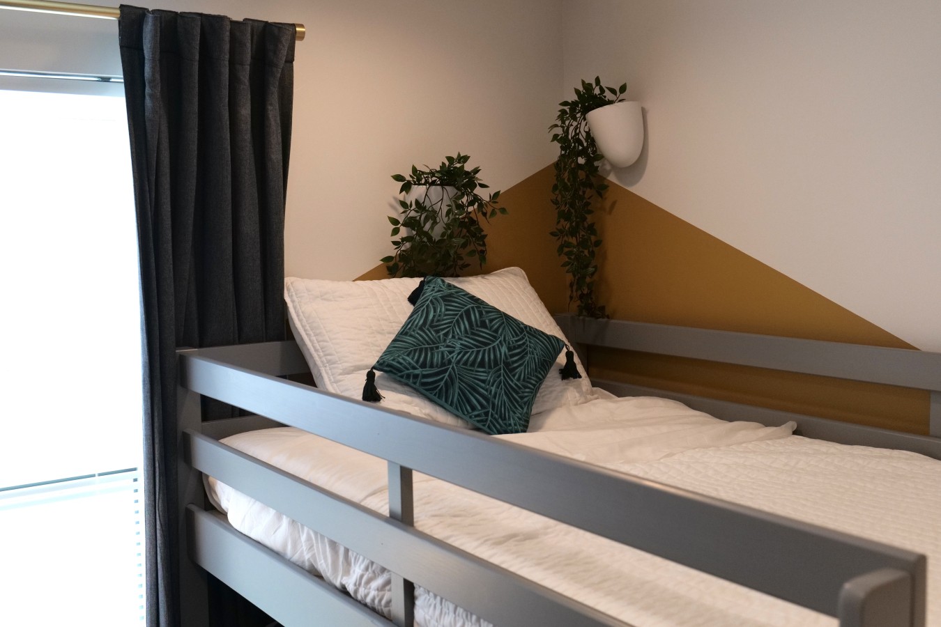 Relax & recharge in this vibrant & inviting bedroom