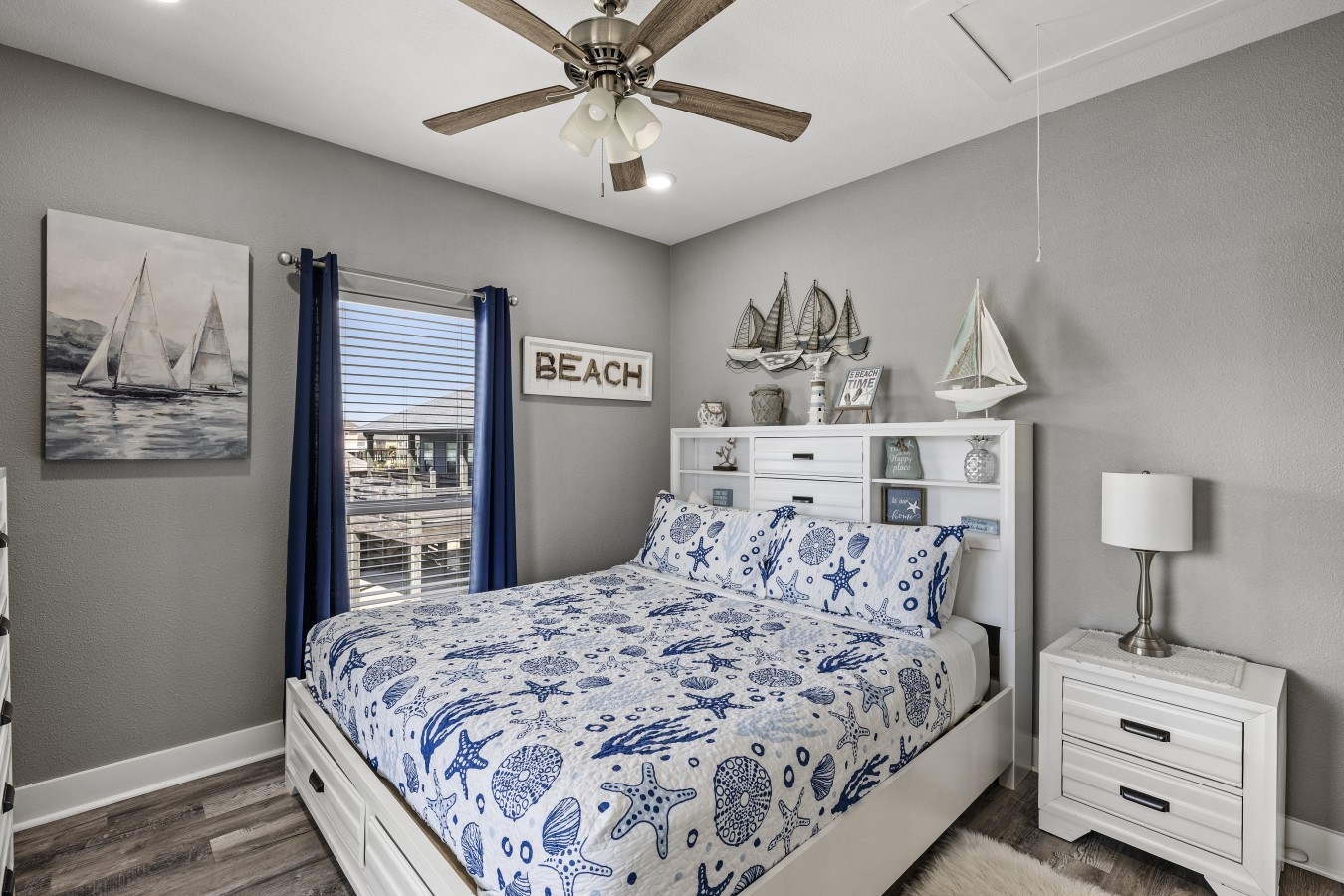 Relax & recharge in this inviting bedroom