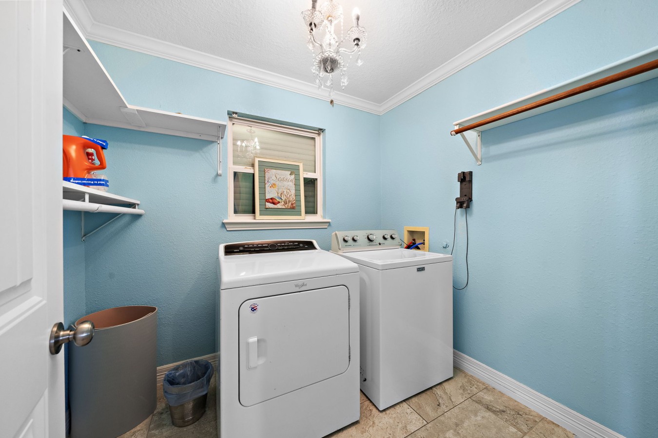 Convenient in-home laundry with washer and dryer