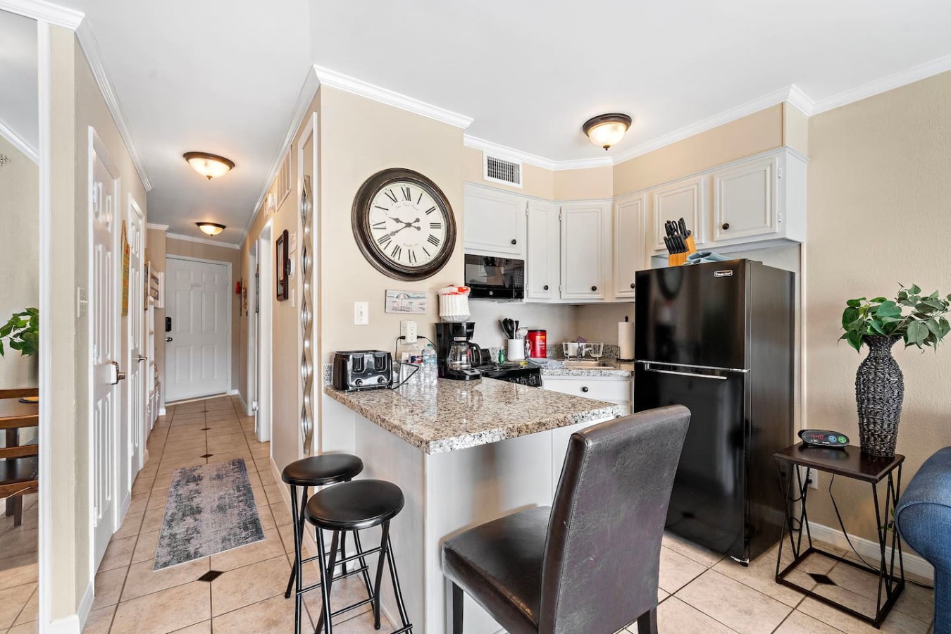 Whip up delicious meals in this charming kitchen