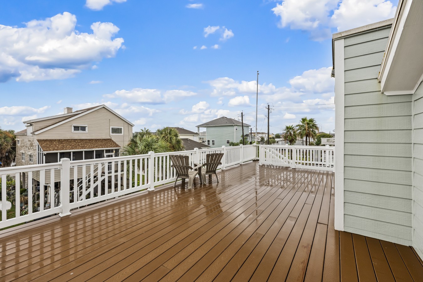 Take in the views from the rooftop deck