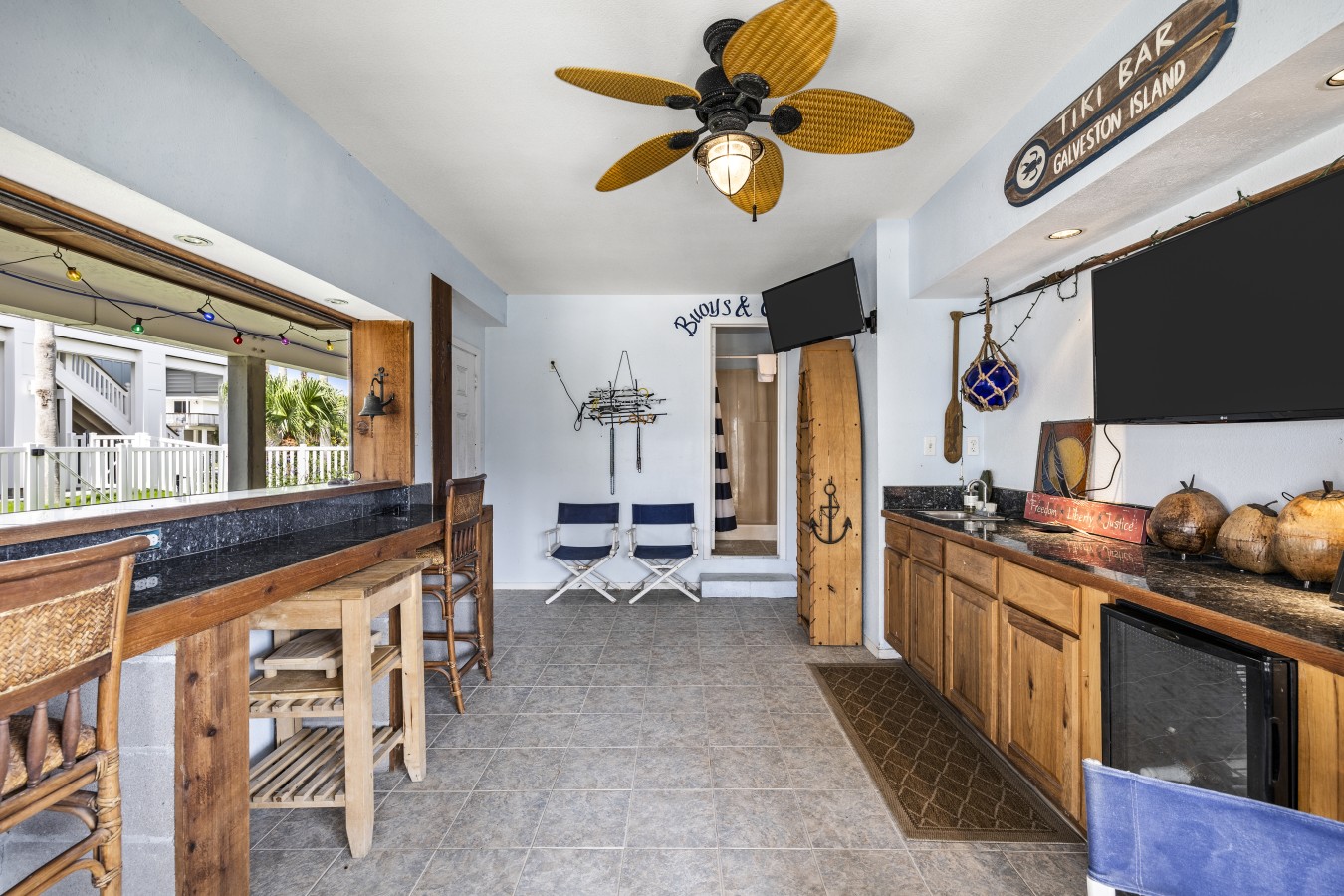 Escape to your own tiki bar retreat