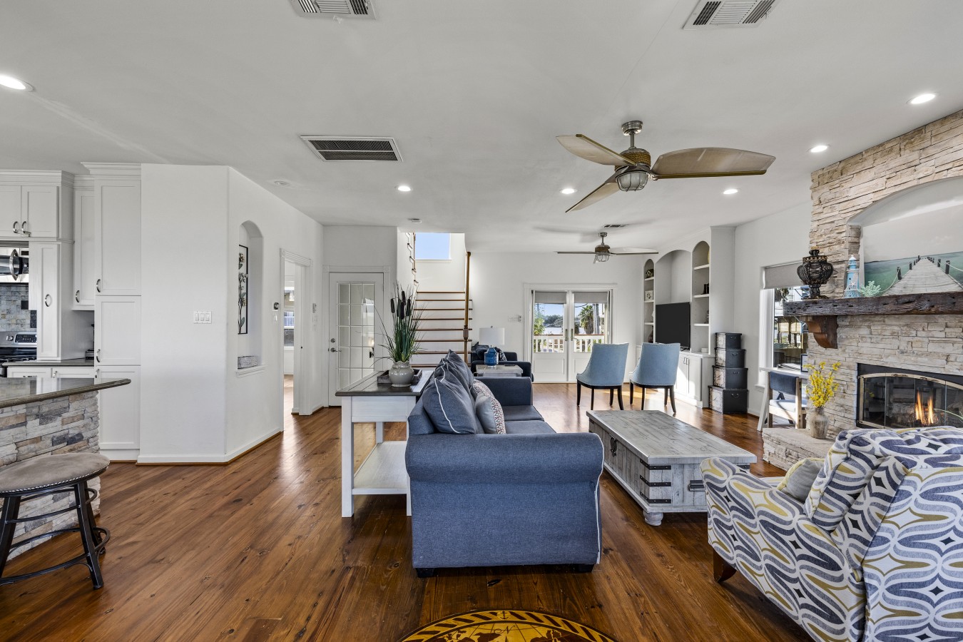 An open layout perfect for family time together