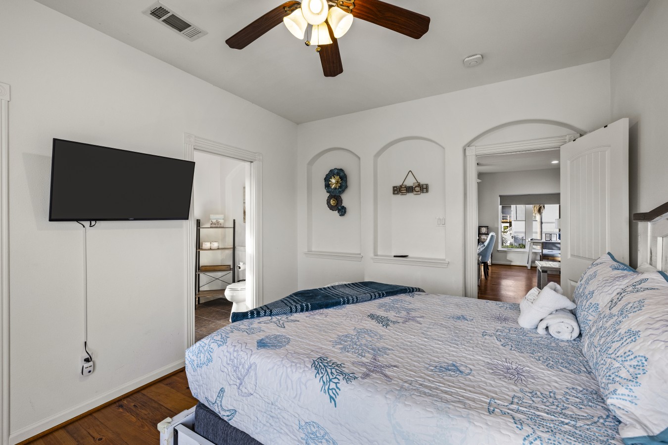 Relax & recharge in this inviting bedroom