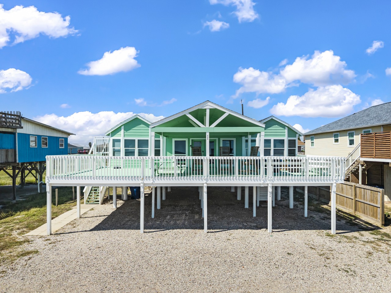 A wraparound deck made for soaking up the sun