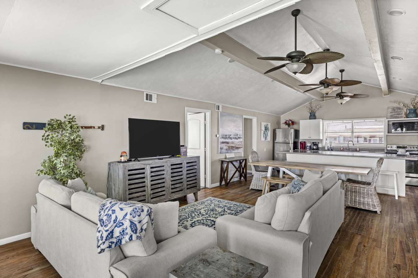 This is the main living room area of the home