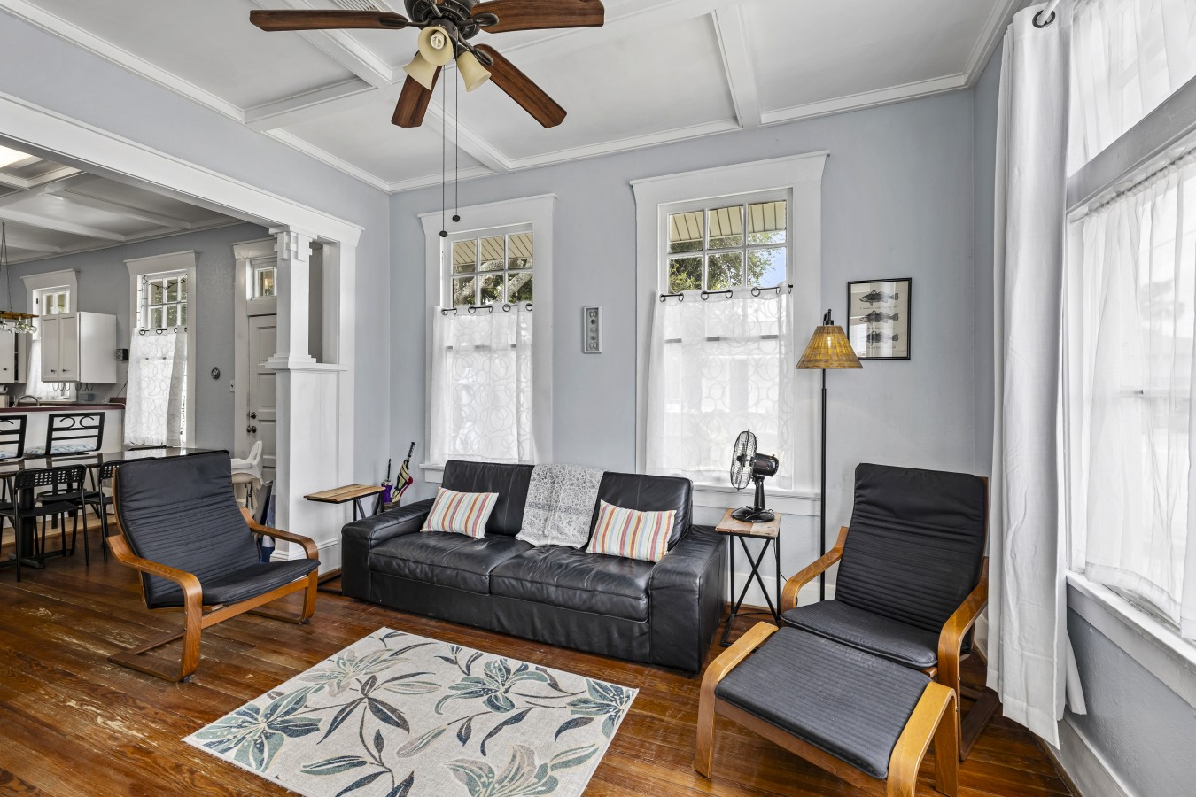 This is the main living room area of the home