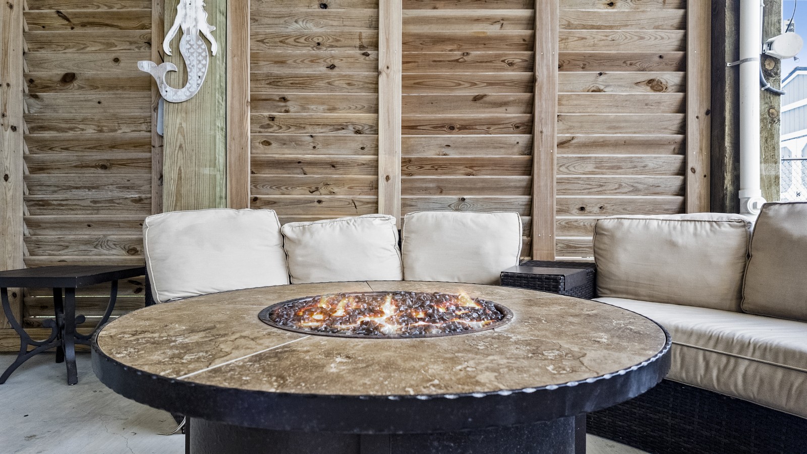 Make memories that last by the warm fire pit