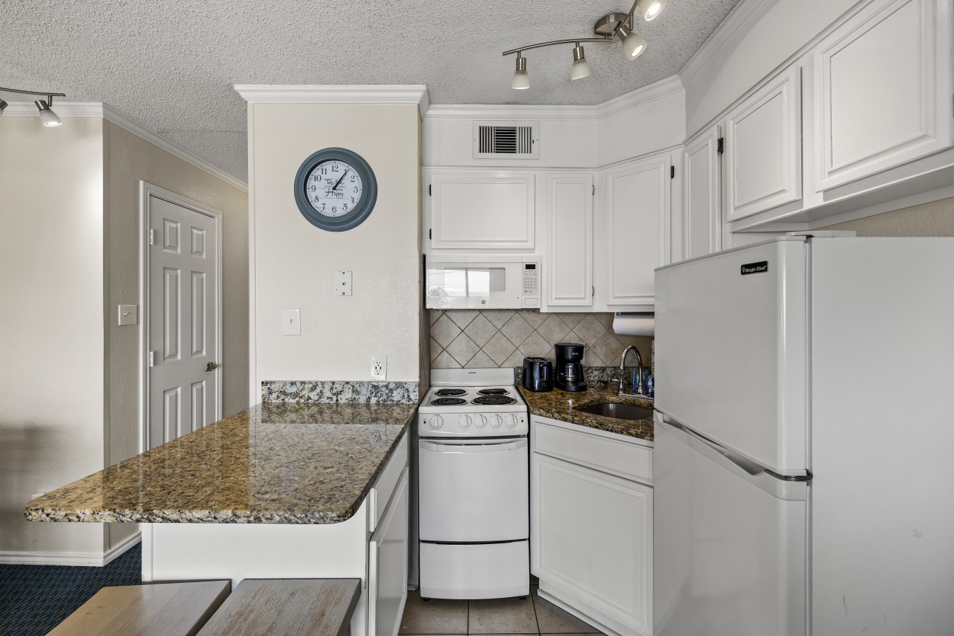 Whip up delicious meals in this charming kitchen