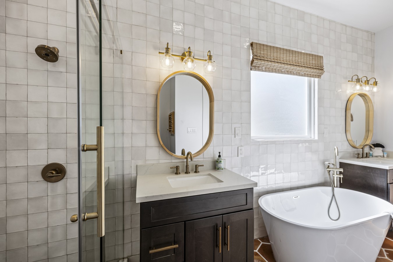 Feel pampered in this beautiful bathroom