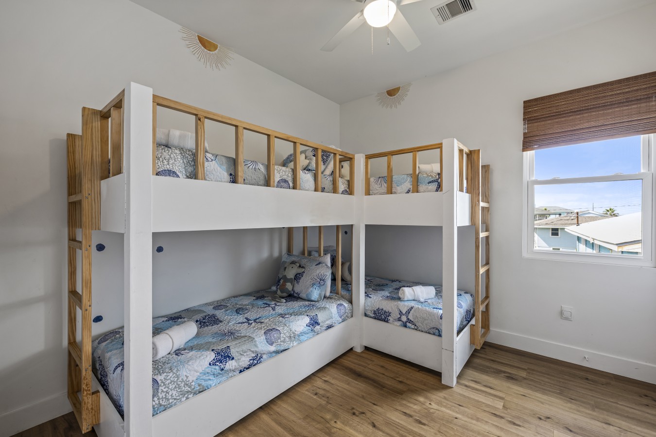Room for the whole crew in this fun-filled bunk room
