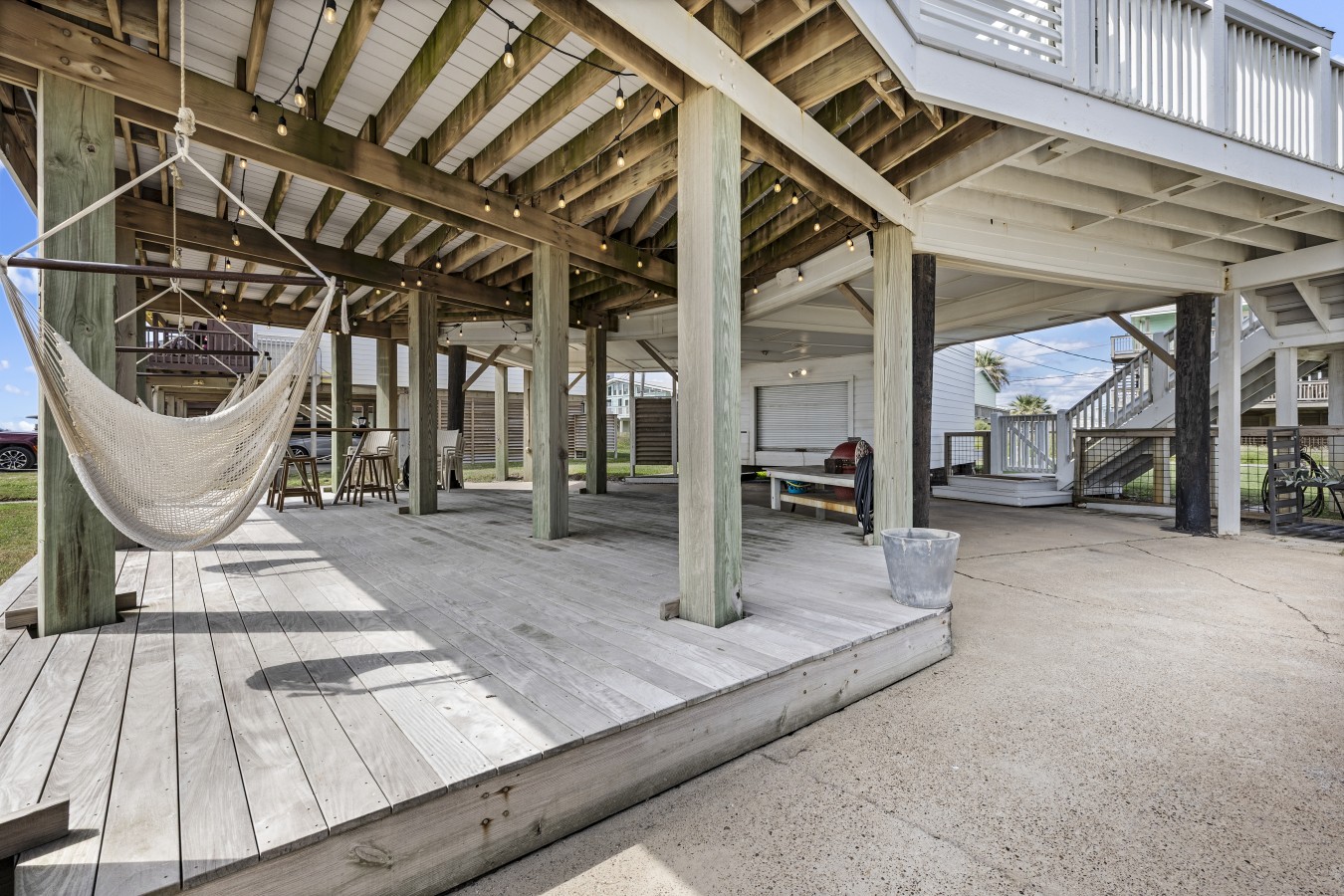 Escape the midday sun and entertain here