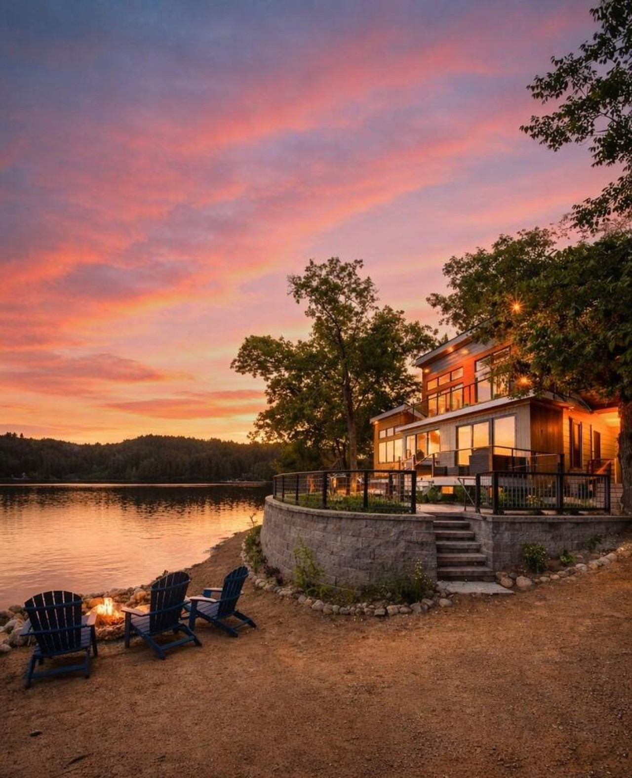 Serene Lakefront Escape With Hot Tub And Game Room - Exquisite Winter Retreat - Conway