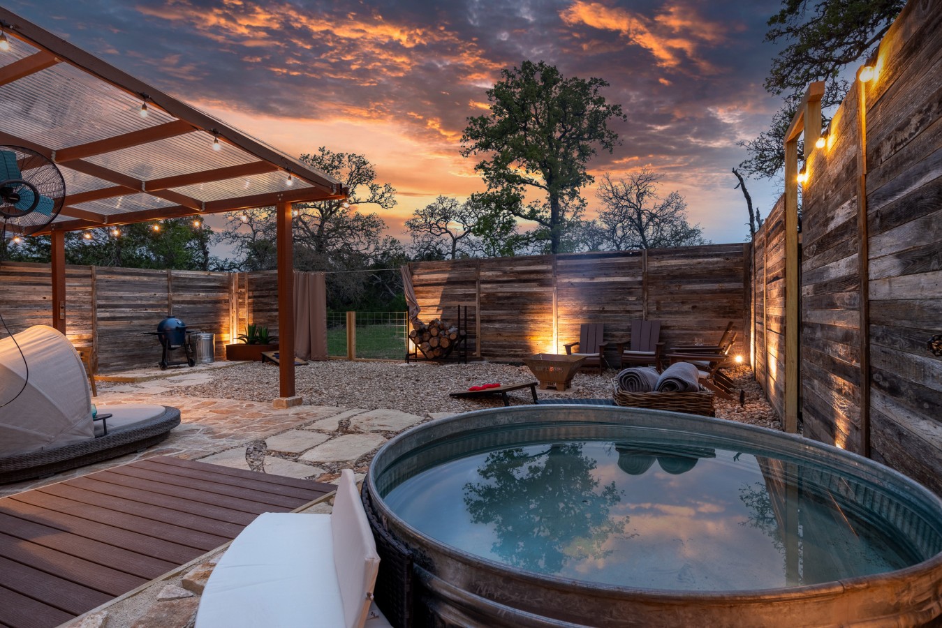 A+ Privacy | Romantic Lux | Sauna | Hot/cold Pool - Texas