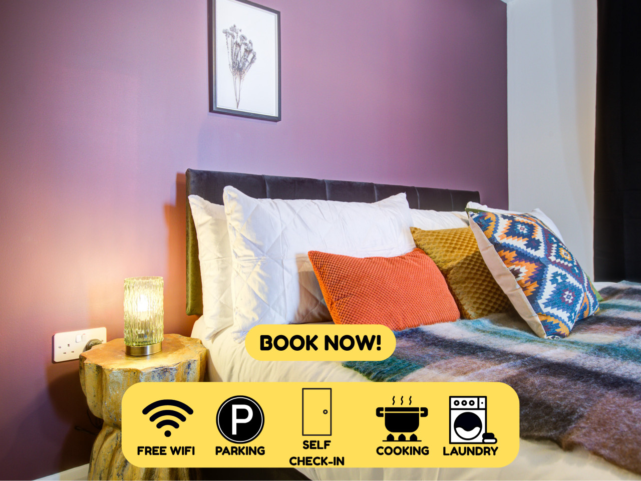 Penny Place Retreat – Central 2BED 2BATH by Station + Free Parking serviced apartment - UK - VivreStays