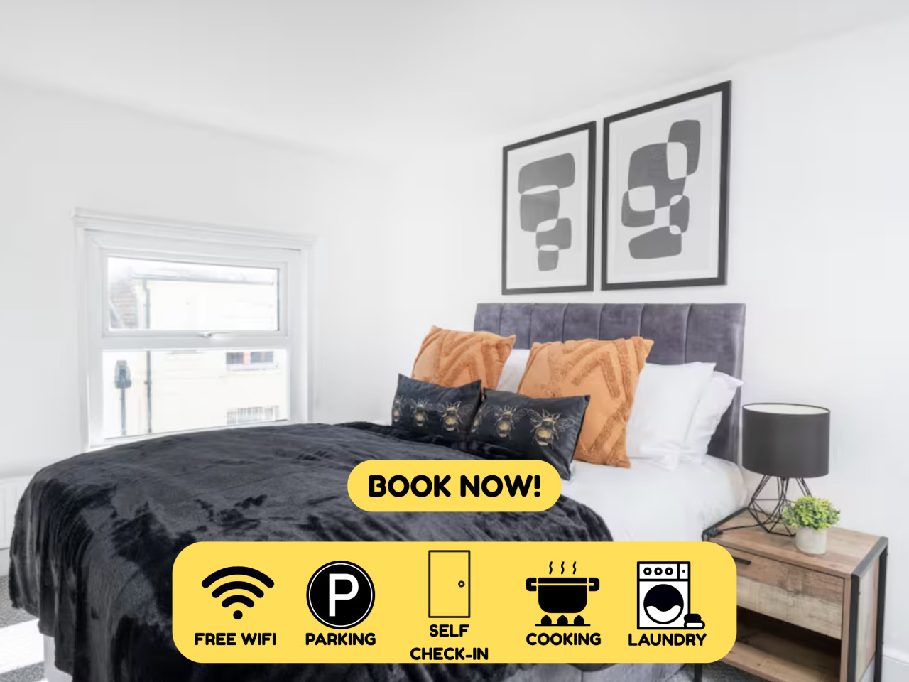 Gloucester Street Nest - 3BR Flat for 7 Guests serviced apartment - Gloucestershire - VivreStays