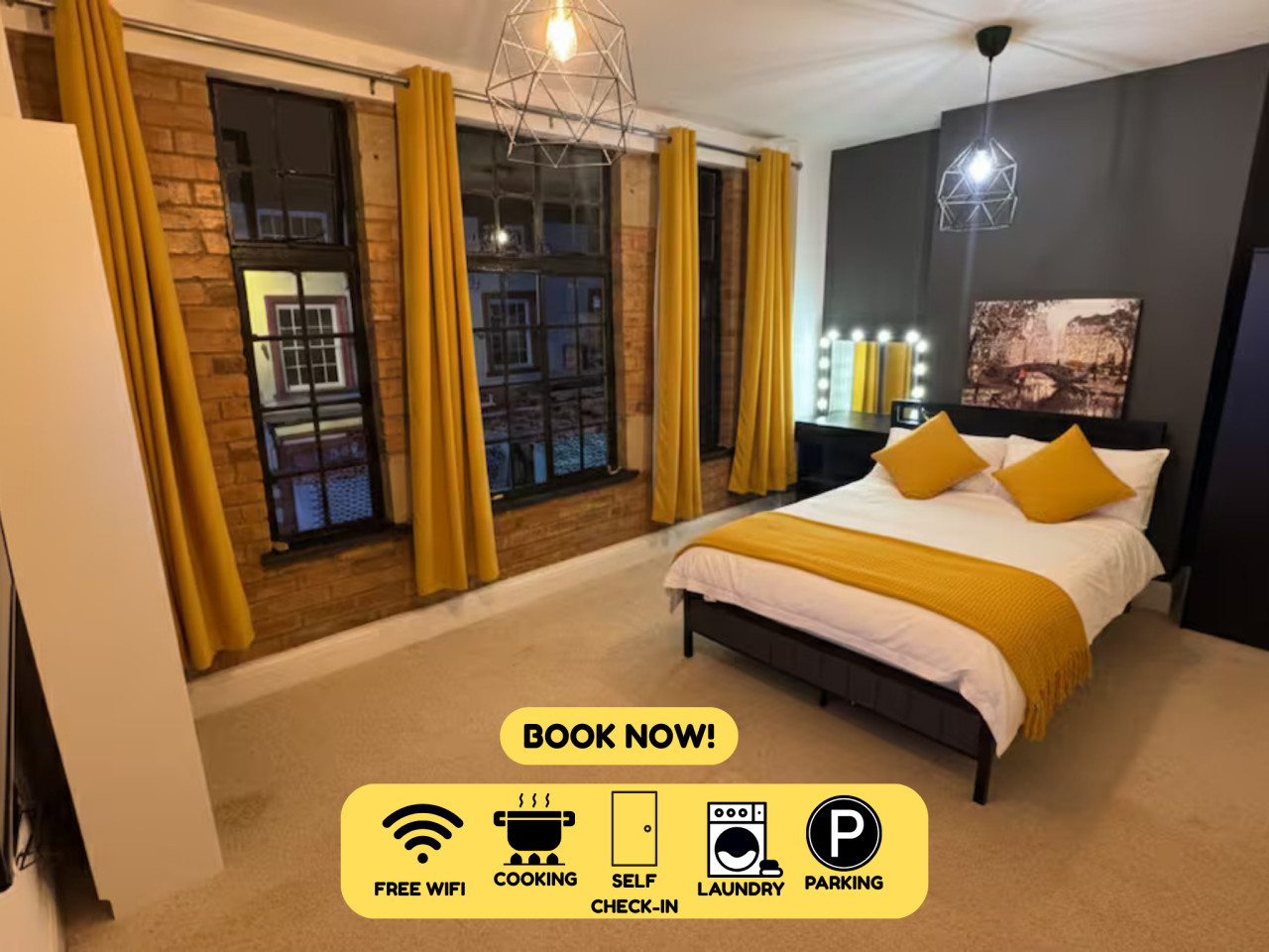 Market Street Retreat in Central Loughborough Sleeps 6 serviced apartment - Leicestershire - VivreStays