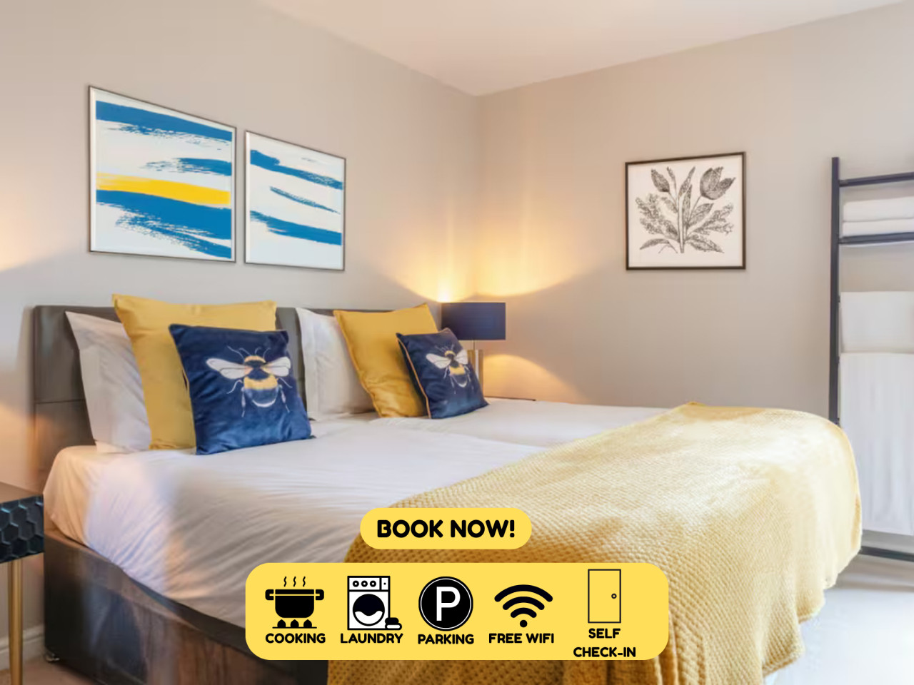 Contractor Stay Hatfield | Free Parking | Sleeps 4 serviced apartment - Hatfield - VivreStays