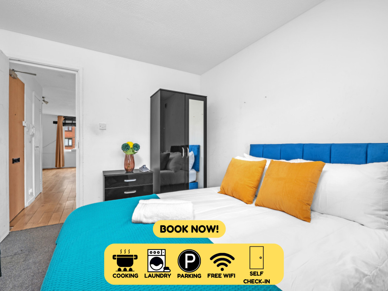Cozy 1-Bed Flat in Croydon Sleeps 4 - Free Parking serviced apartment - UK - VivreStays