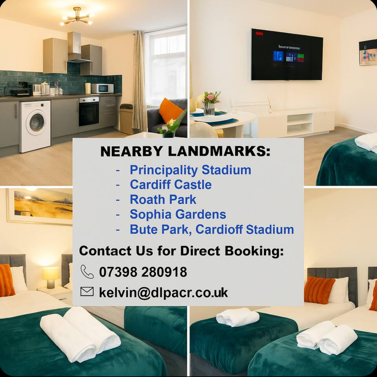 Stylish 3-Bed Flat Near Cardiff City Centre & Uni in 80 City Rd, Cardiff CF24 3DD, UK - Property image 31 - VivreStays