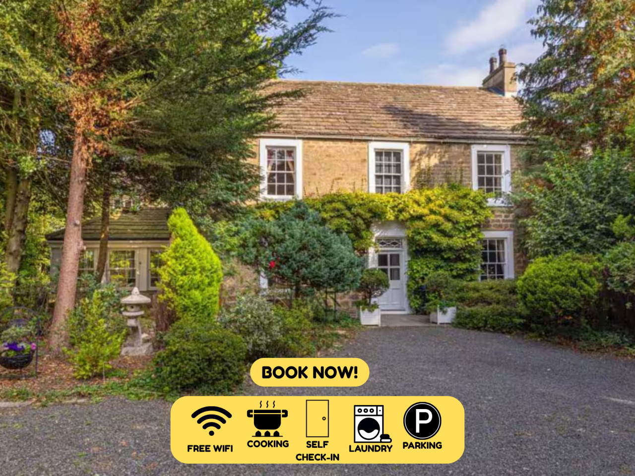 Prospect House: Elegant Georgian 4BR Home Durnham serviced apartment - Lanchester - VivreStays