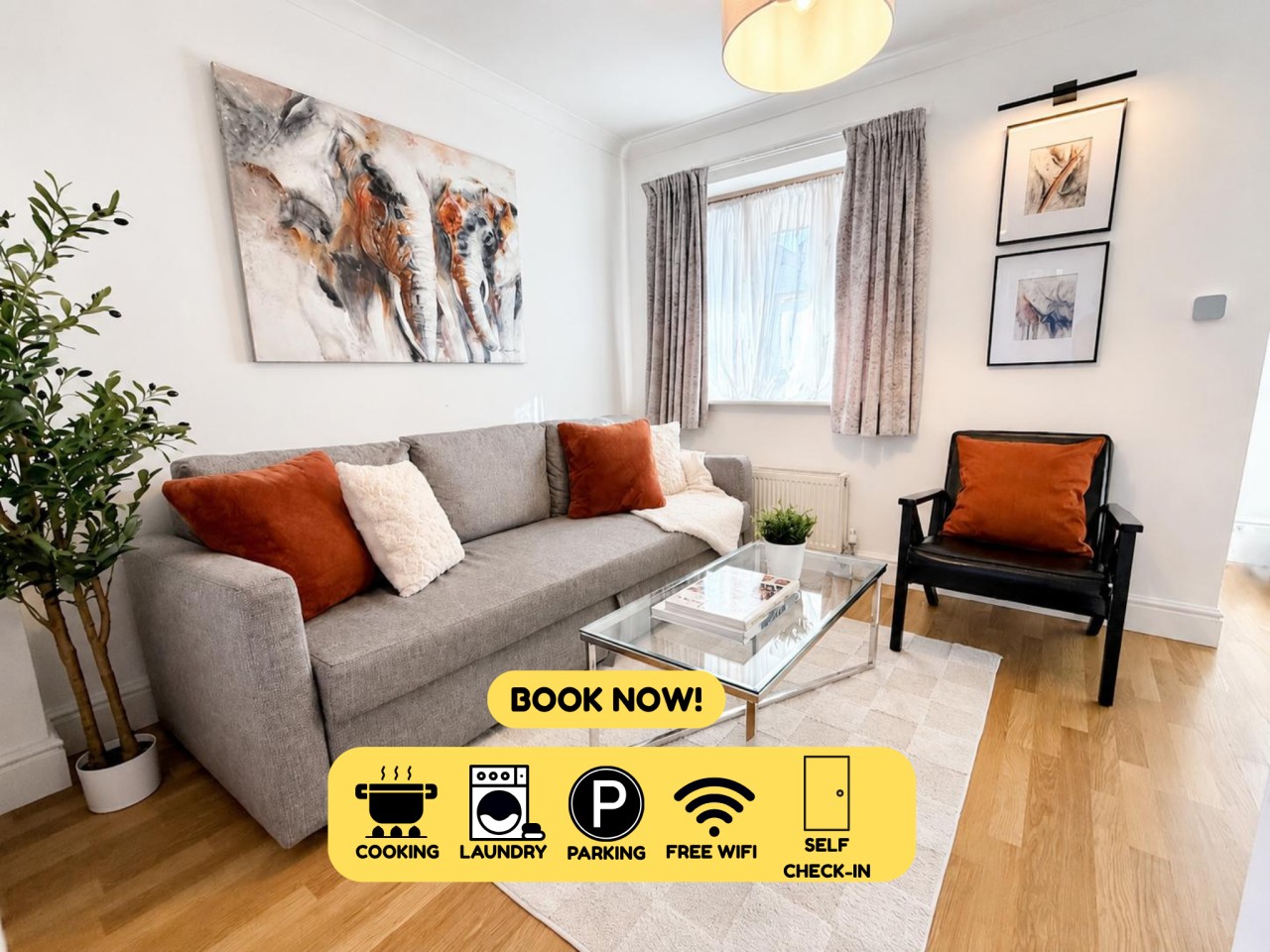 3BR Thames Retreat | Heathrow 10min | Train 5min serviced apartment - Egham - VivreStays