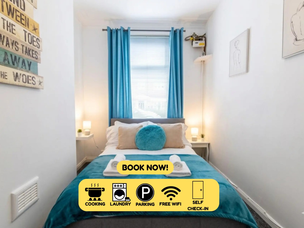 Alice Street Retreat - 1BR Sleeps 4 Street Parking serviced apartment - UK - VivreStays