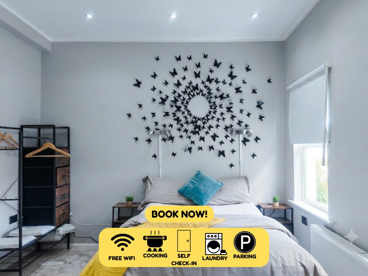 Stylish Private Room in Croydon with FREE Street Parking serviced apartment - London - VivreStays