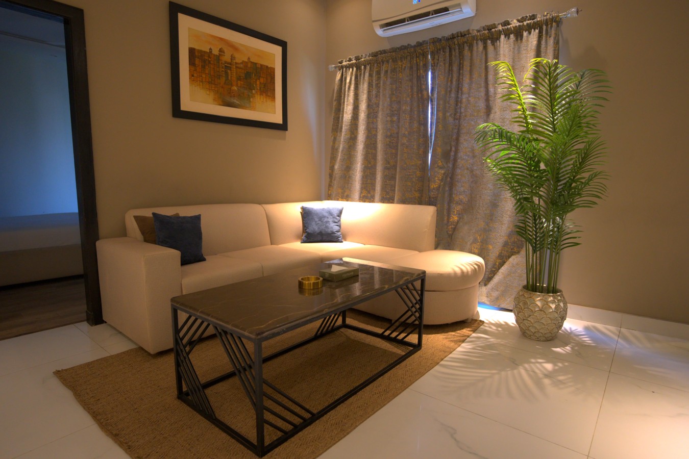 2BHK | King Beds | Top Floor | The Opus Gulberg 3