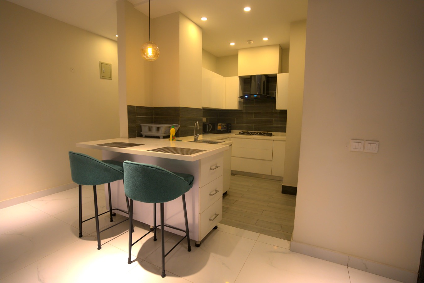 2BHK | King Beds | Top Floor | The Opus Gulberg 3