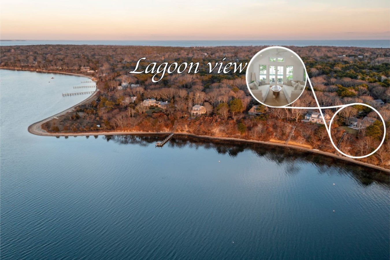 Waterfront Retreat W/ Guest Cottage & Sunsets - Massachusetts