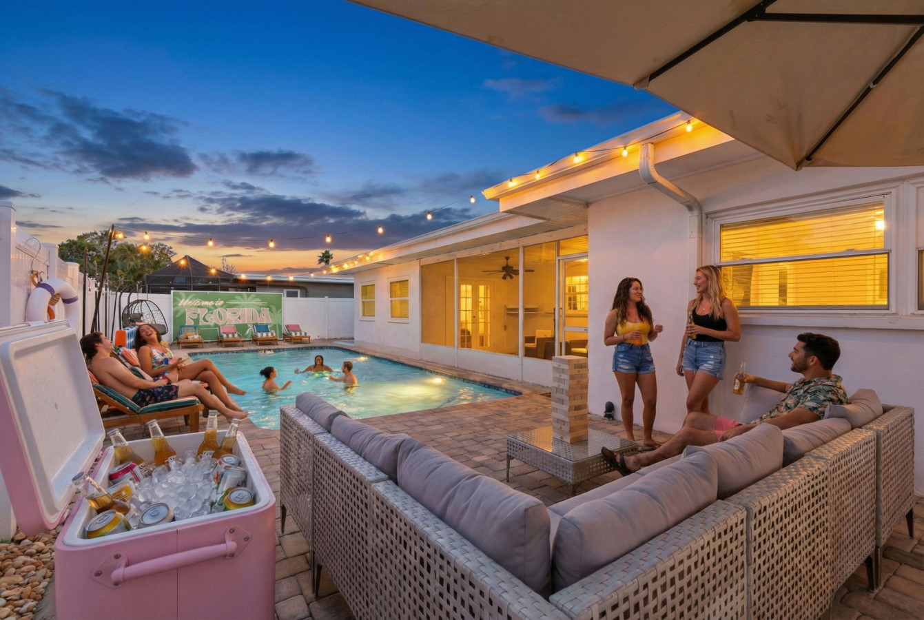 Sunshine, Paradise! Pool, Patio, & Prime Location!
