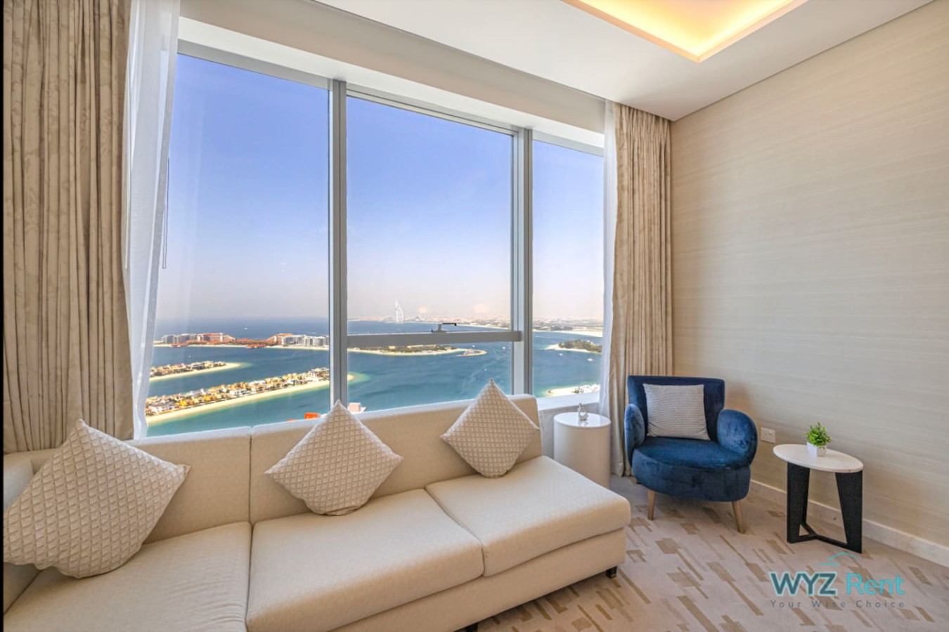 Sea views across the Palm – WYZ Rent holiday home, Palm Jumeirah