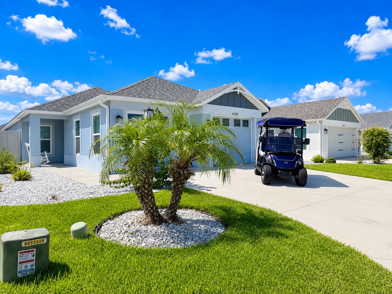 Gunner Fenced Courtyard Villa at The Villages