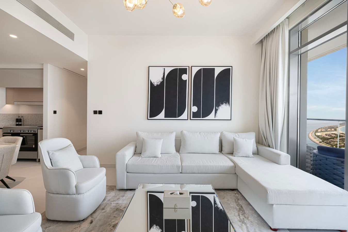 Luxury 3BR Marina Vista | Palm