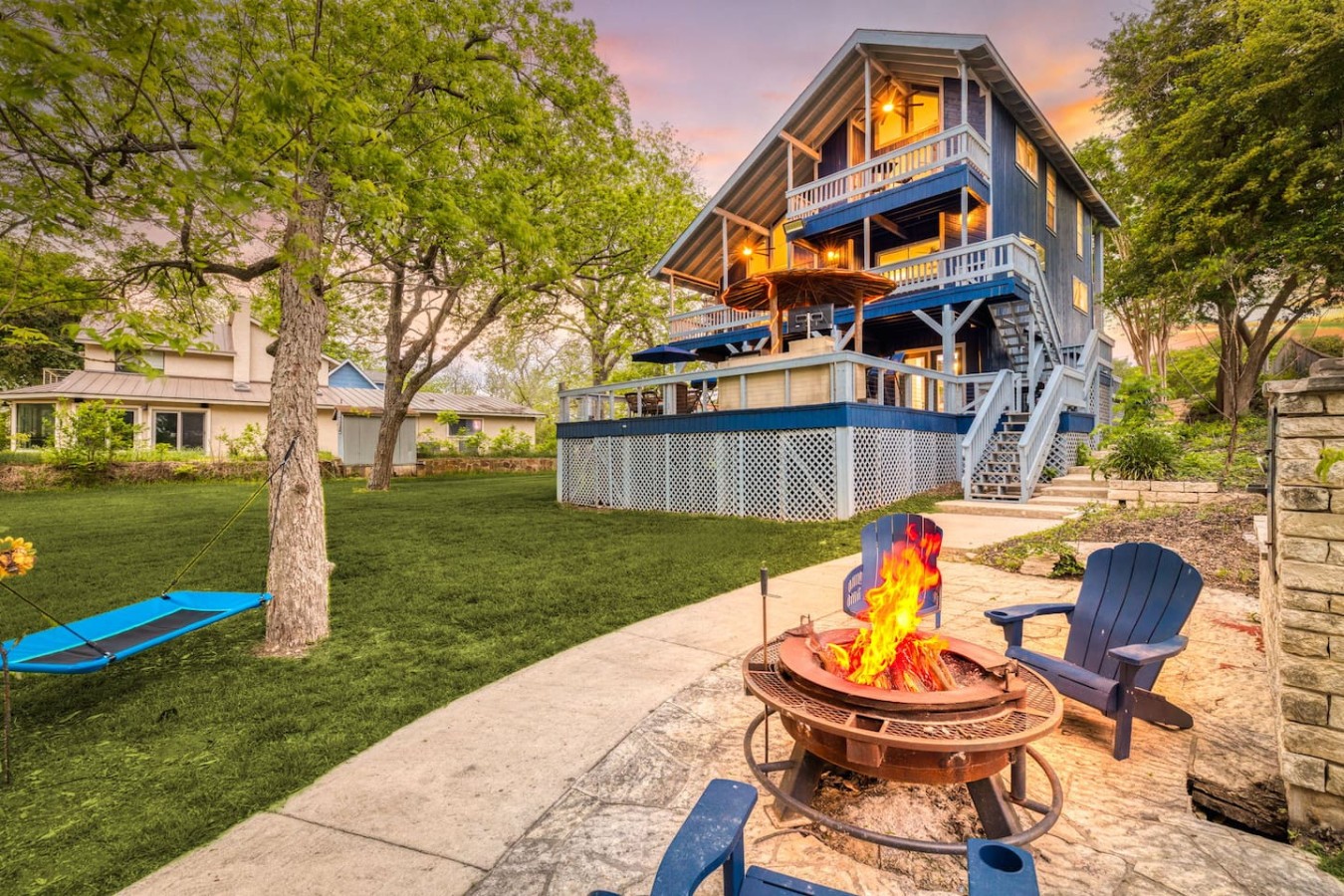Blue Heron's Nest — New Braunfels waterfront vacation rental