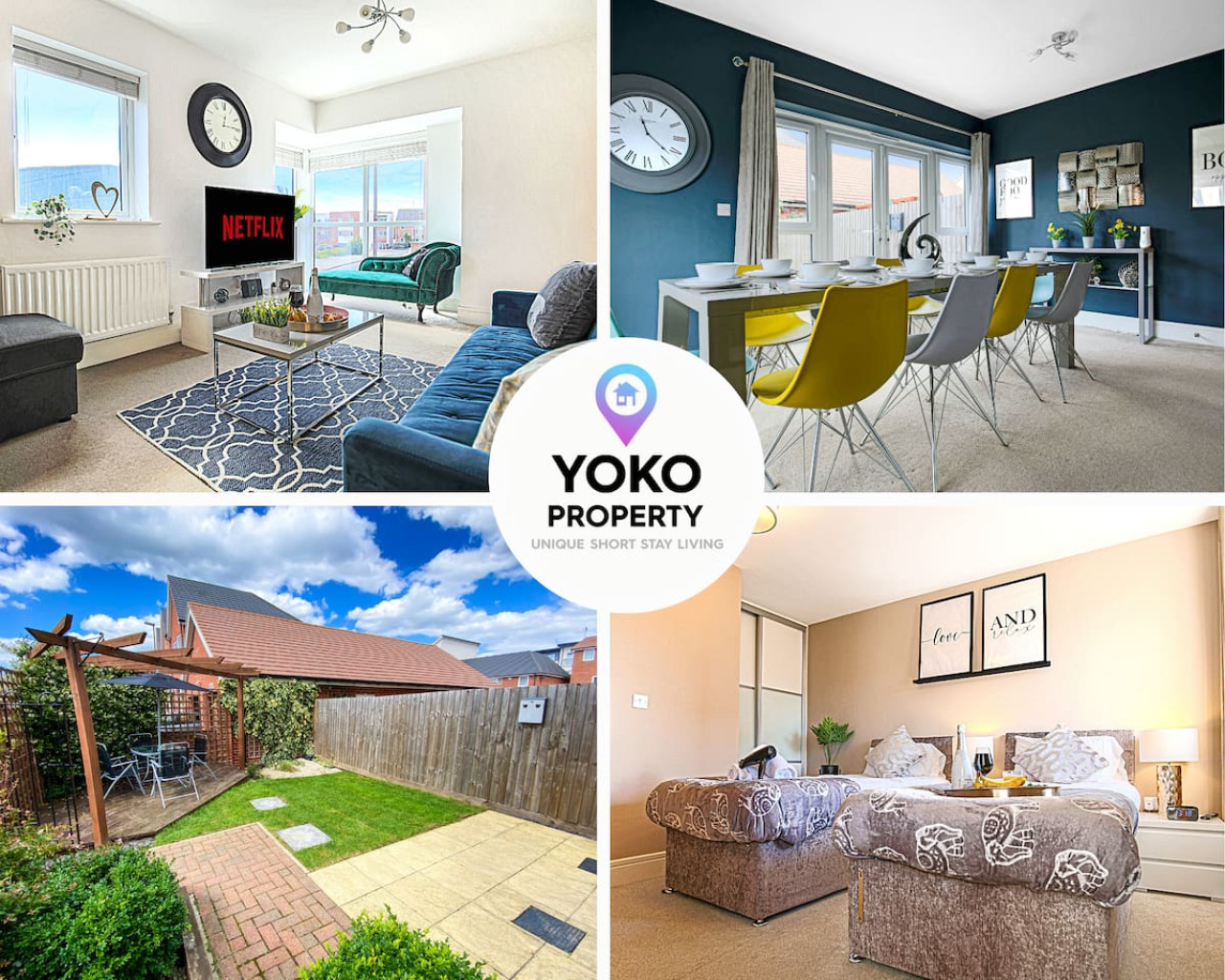 🌟Large house with Free Parking, Smart TV & Garden🌟 serviced apartment - UK - VivreStays