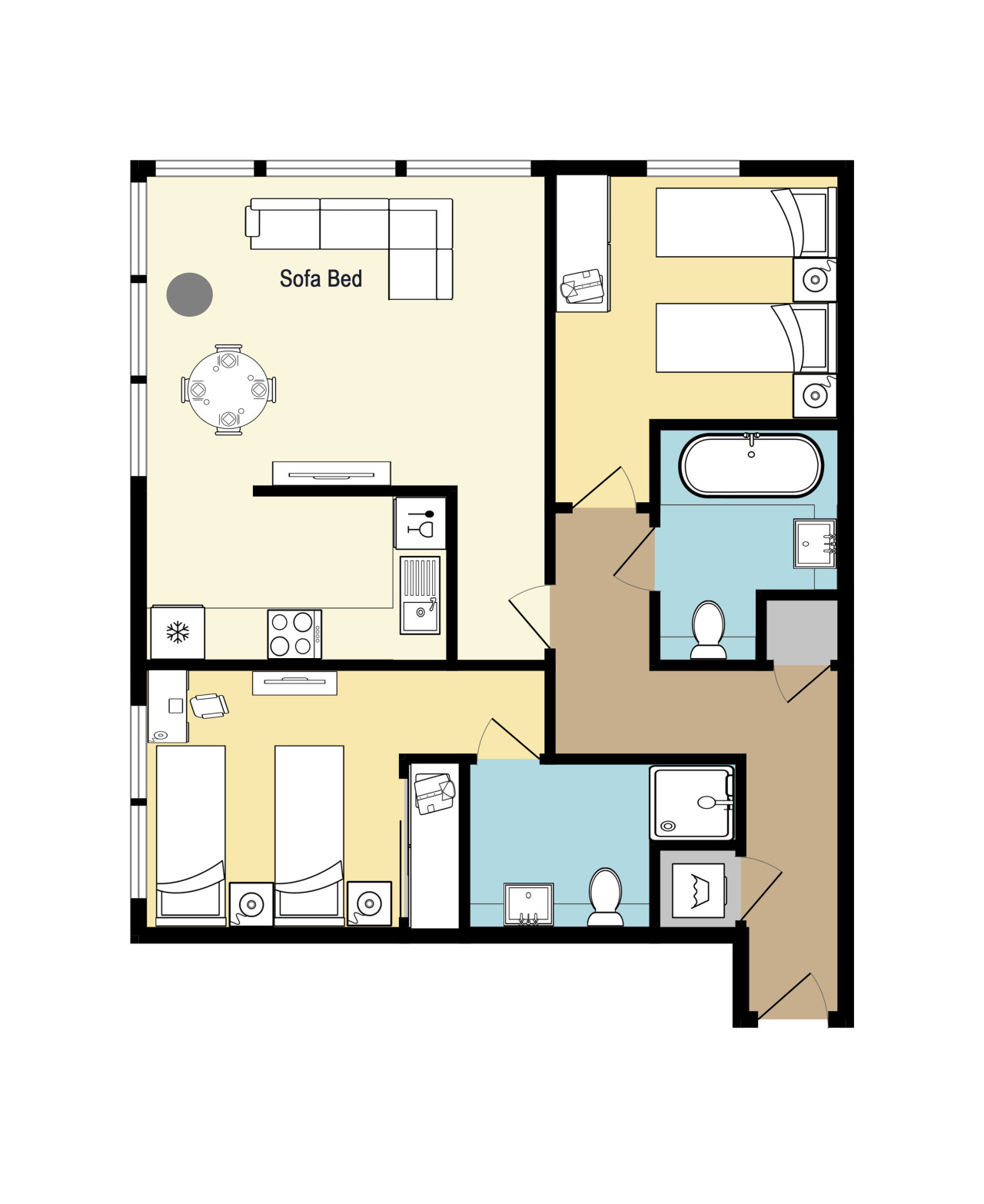 The Hub Apartment • City Centre • Free Parking • Fast WiFi • Self-Check-In in Witan Gate 3 Chelsea House - Property image 15 - VivreStays