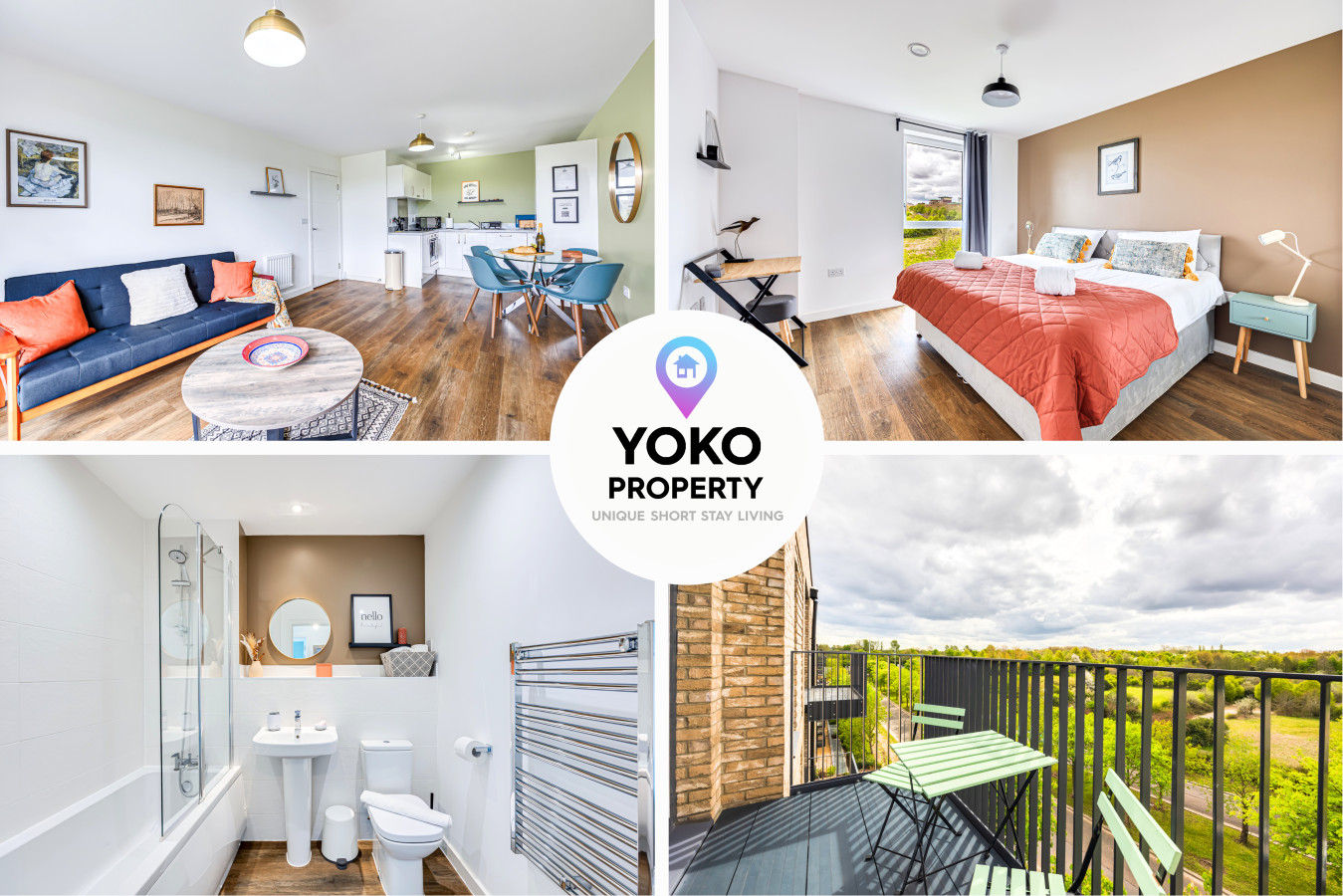 Penthouse Apartment @ Campbell Wharf • City Centre • Balcony • Free Parking • Fast Wifi serviced apartment - Milton Keynes - VivreStays