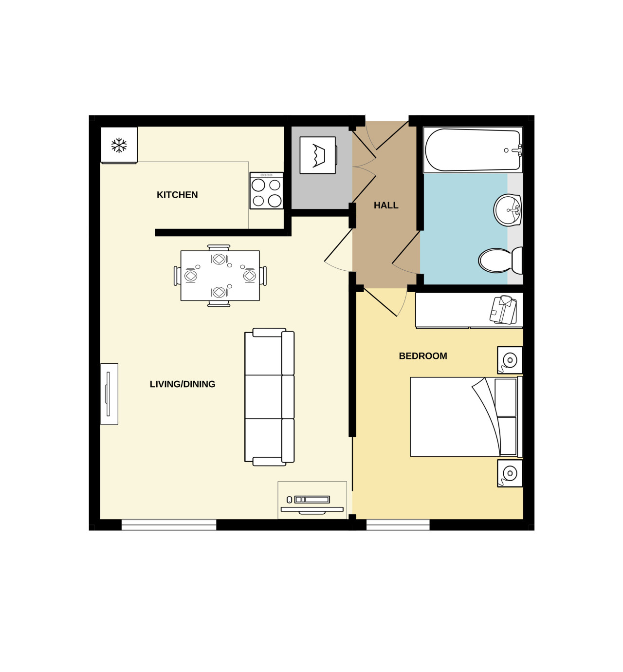 Manhattan Apartment @ The Hub • City Centre • Free Parking • Fast WiFi • SmartTV in Manhattan House, 401 Witan Gate 62 - Property image 15 - VivreStays