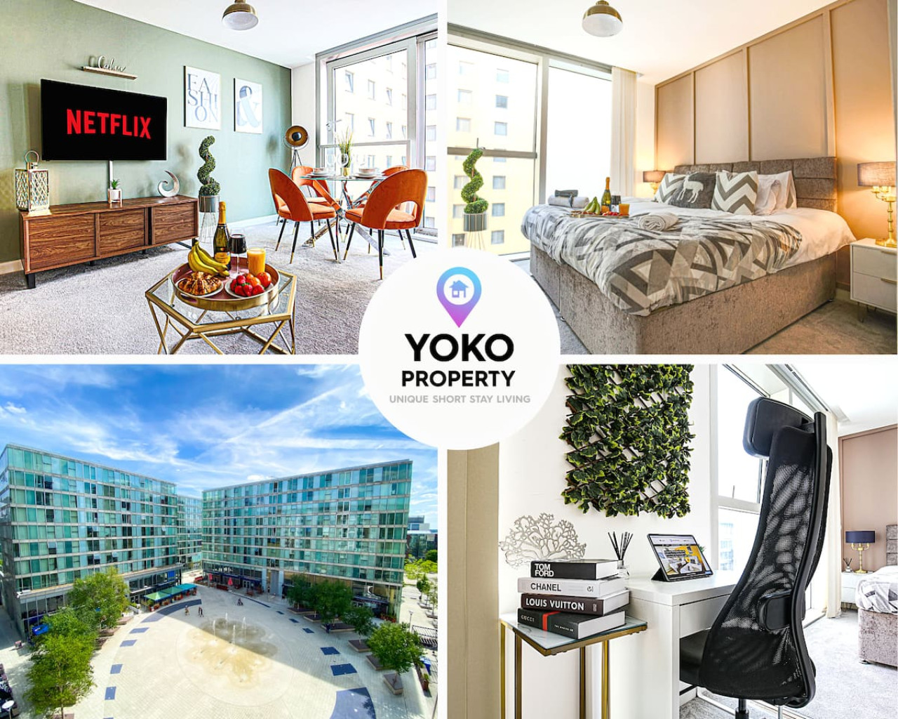 Stylish Apartment @ The Hub • Secure Parking • Sky TV • Fast Wifi serviced apartment - Milton Keynes - VivreStays