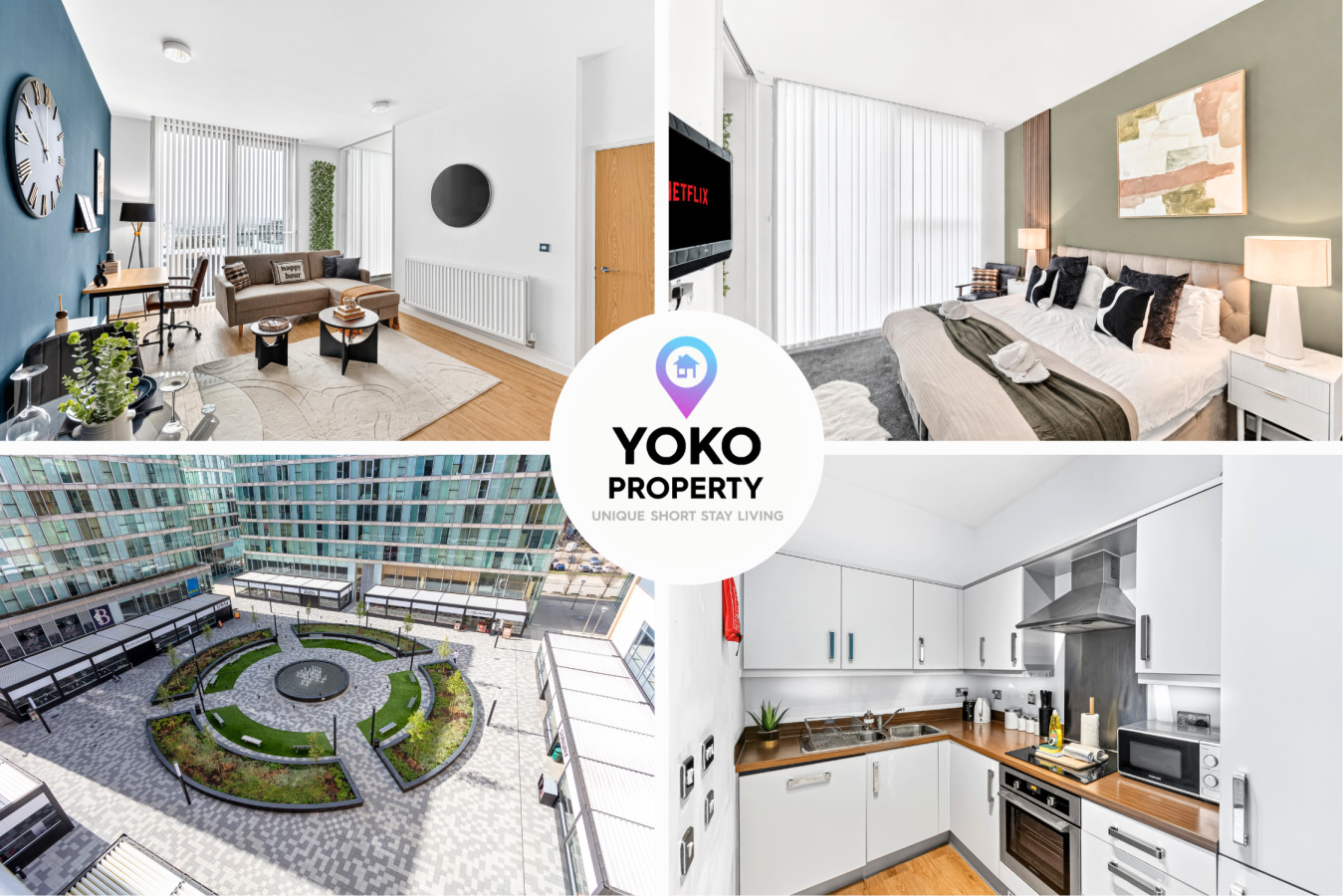 Penthouse Apartment @ The Hub • Skyline Views • Free Parking • Smart Tvs • Fast Wifi - Milton Keynes