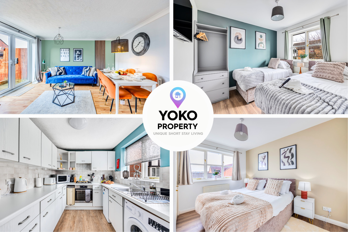 Tattenhoe House • Great Location • Free Parking • Smart TV • Garden serviced apartment - Milton Keynes - VivreStays