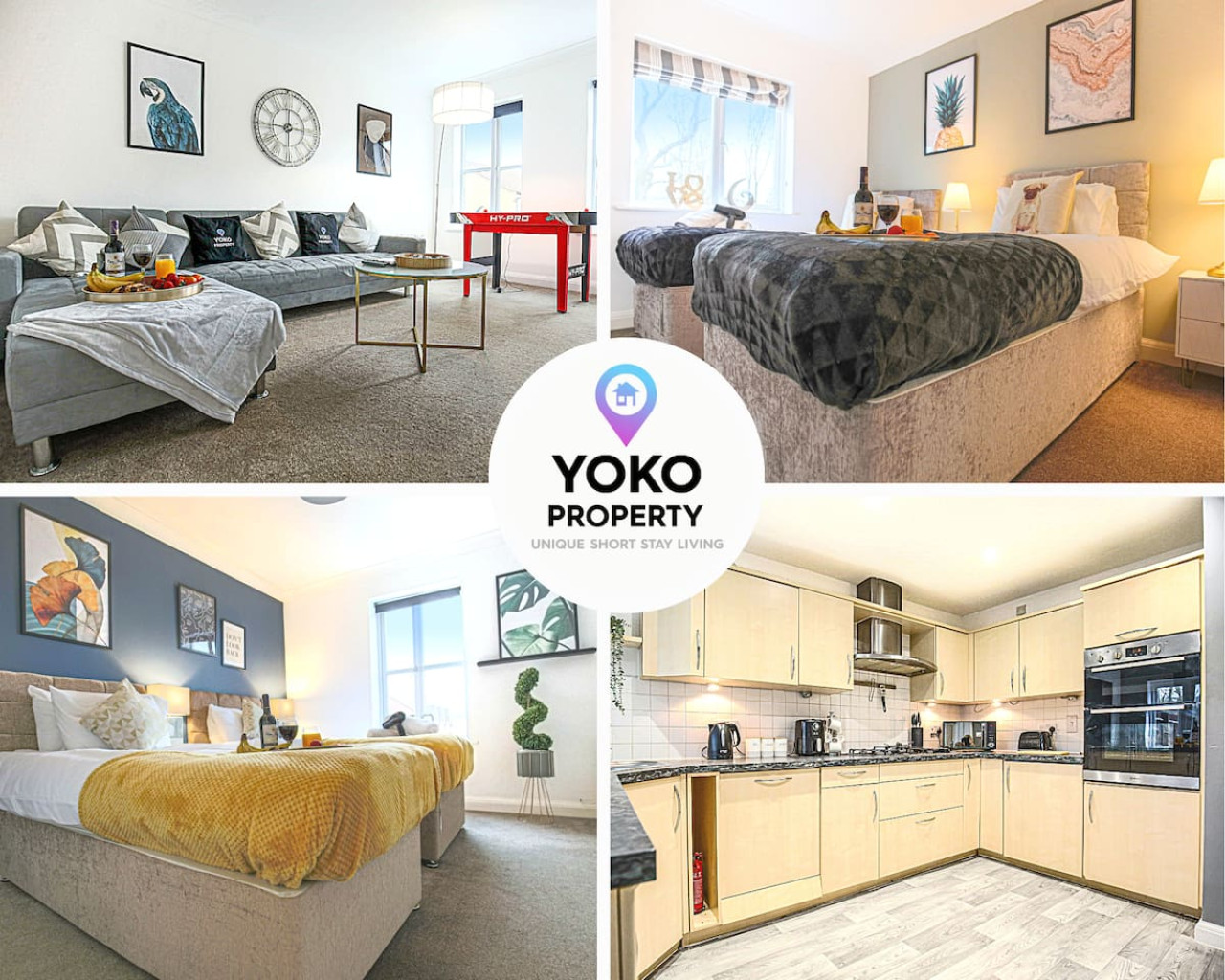 6 Bedroom House • FreeParking • FastWifi • SmartTV serviced apartment - Milton Keynes - VivreStays