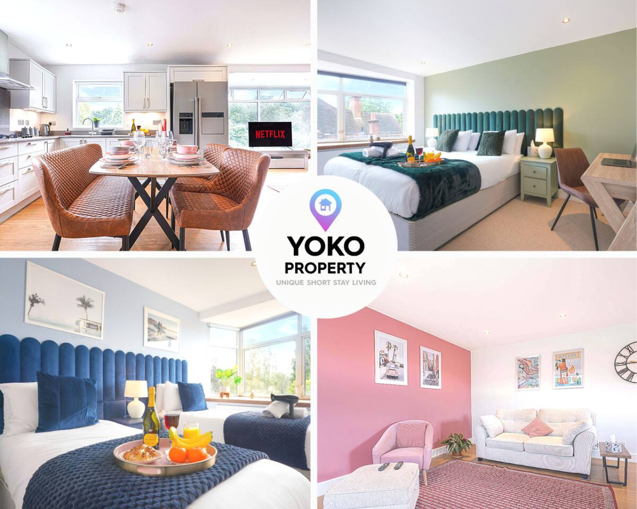 Stunning 2 Bedroom Apt - Parking, Balcony & Wifi serviced apartment - Coventry - VivreStays