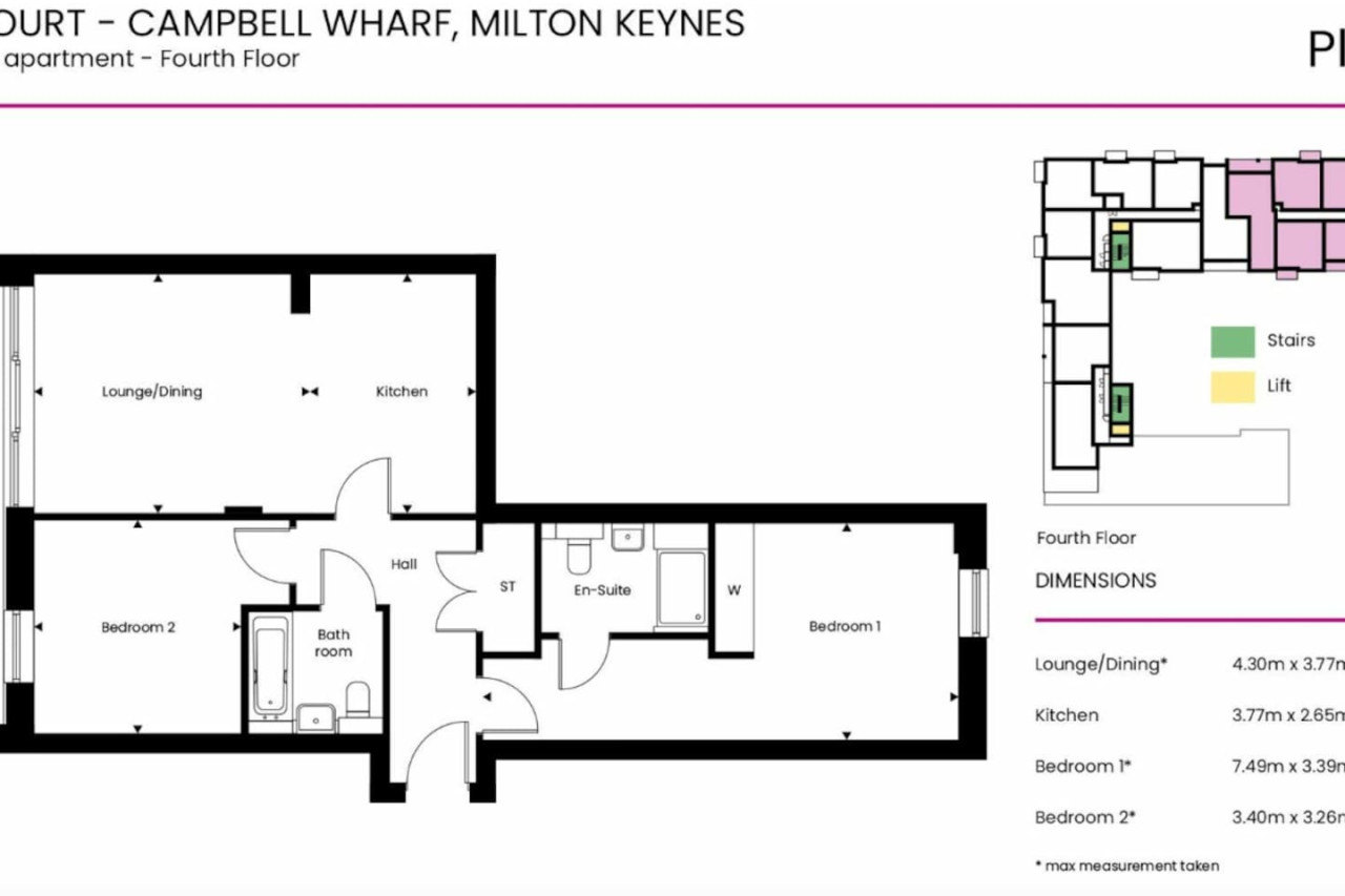 Stunning Canal Side Apartment • Excellent Location • Balcony • Secure Parking • Sky TV in Flat 18 Union Court - Property image 23 - VivreStays